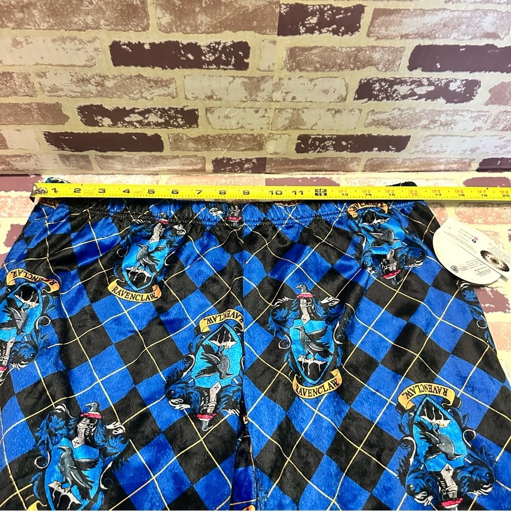 Harry Potter Men’s Pajama Bottoms - Blue and Black Pattern size XL - Picture 10 of 13